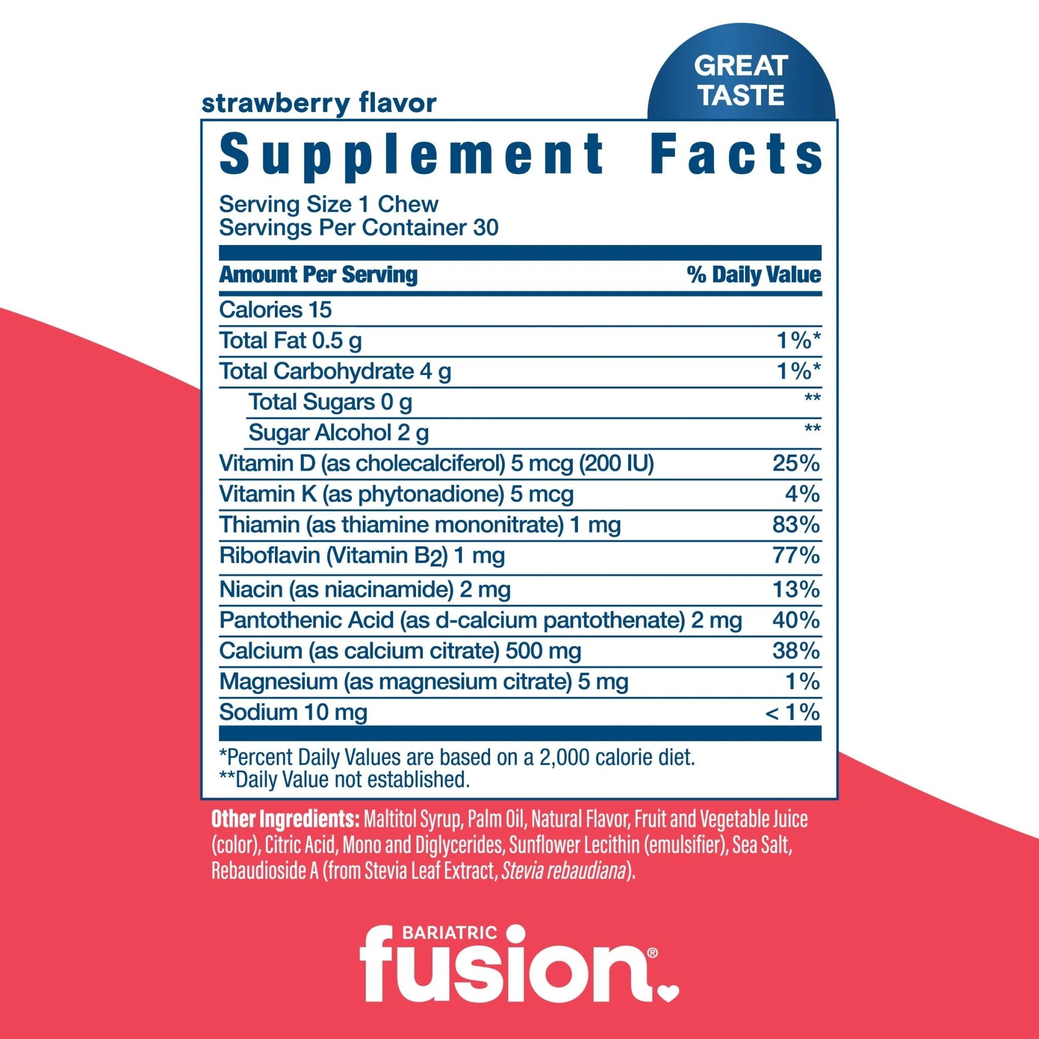 Bariatric Calcium Citrate Soft Chew Fruit Variety Pack - Image 4