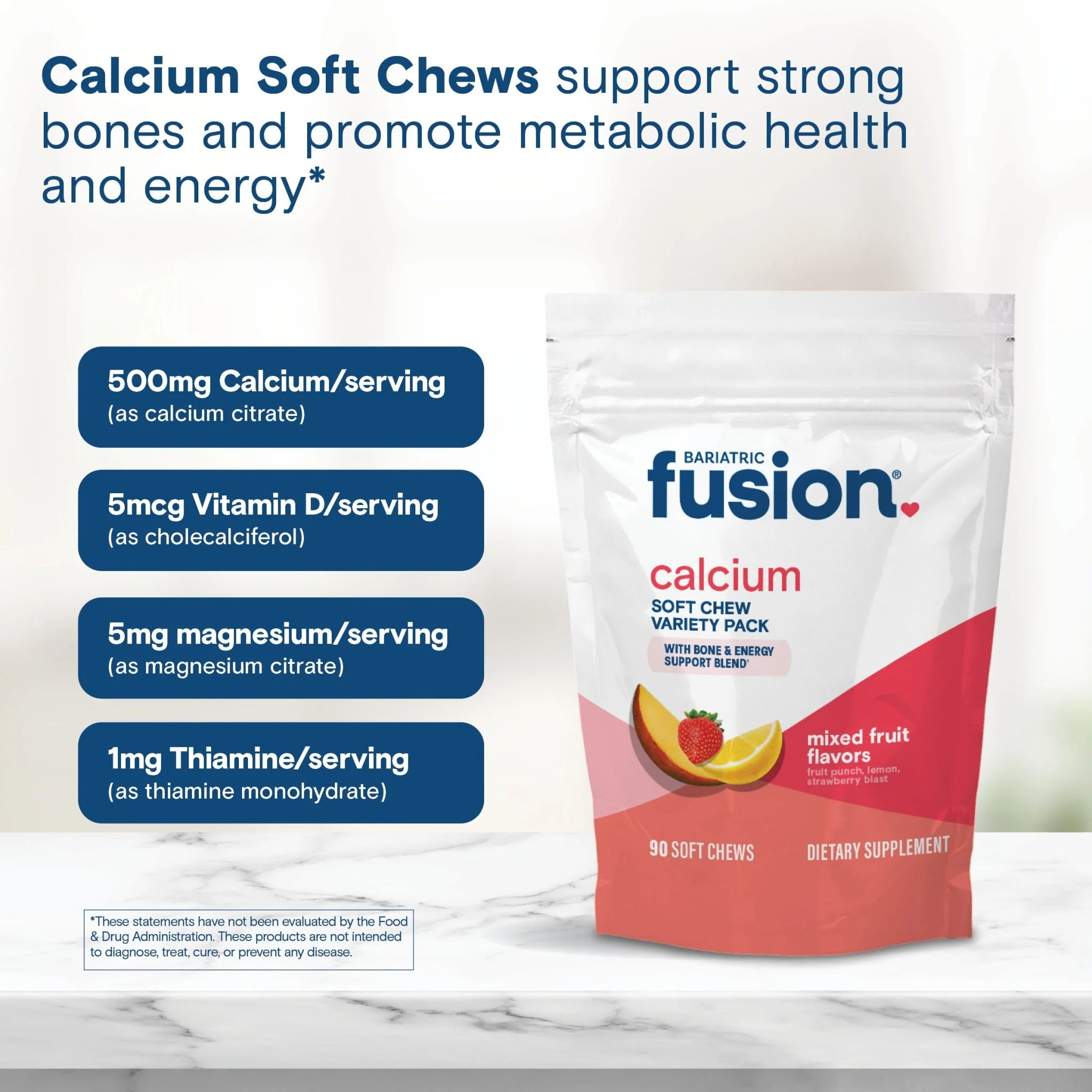 Bariatric Calcium Citrate Soft Chew Fruit Variety Pack - Image 6