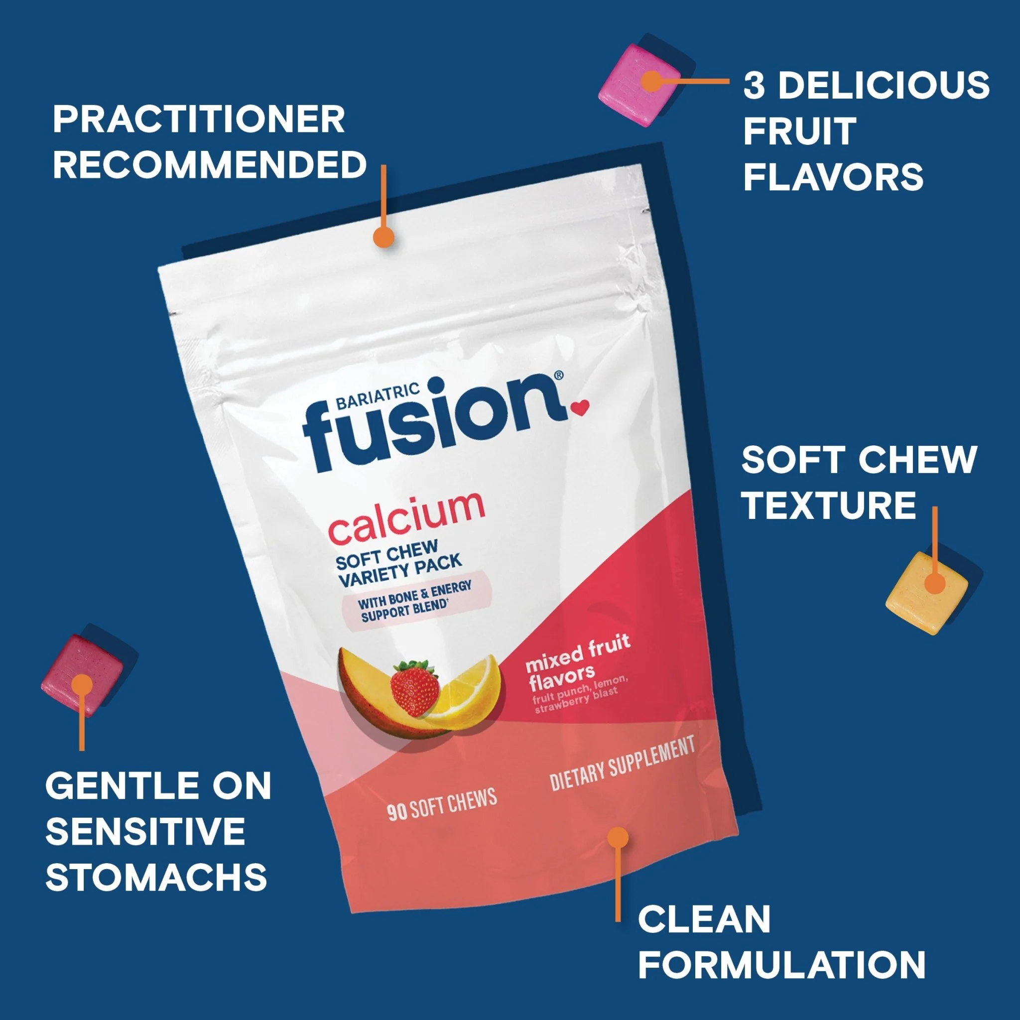 Bariatric Calcium Citrate Soft Chew Fruit Variety Pack - Image 7