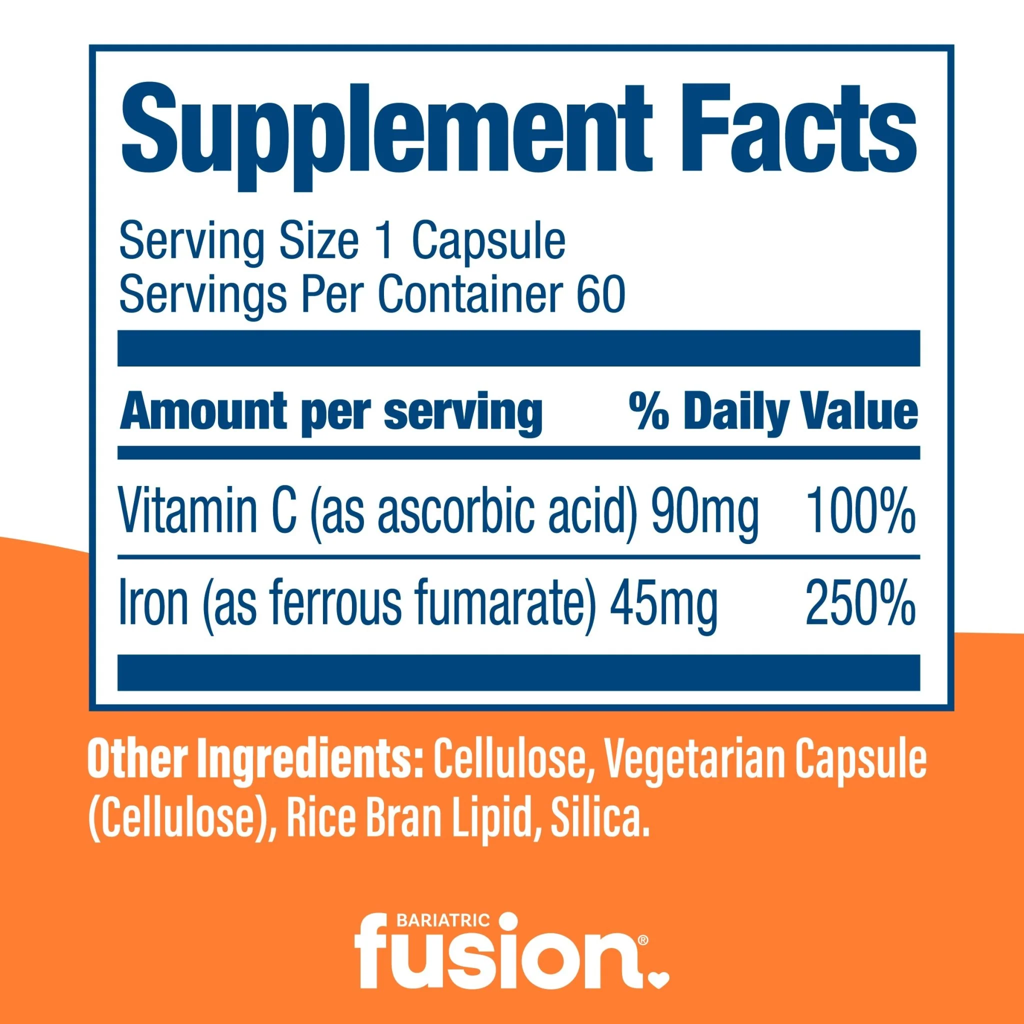 Bariatric Iron Capsule with Vitamin C - Image 4