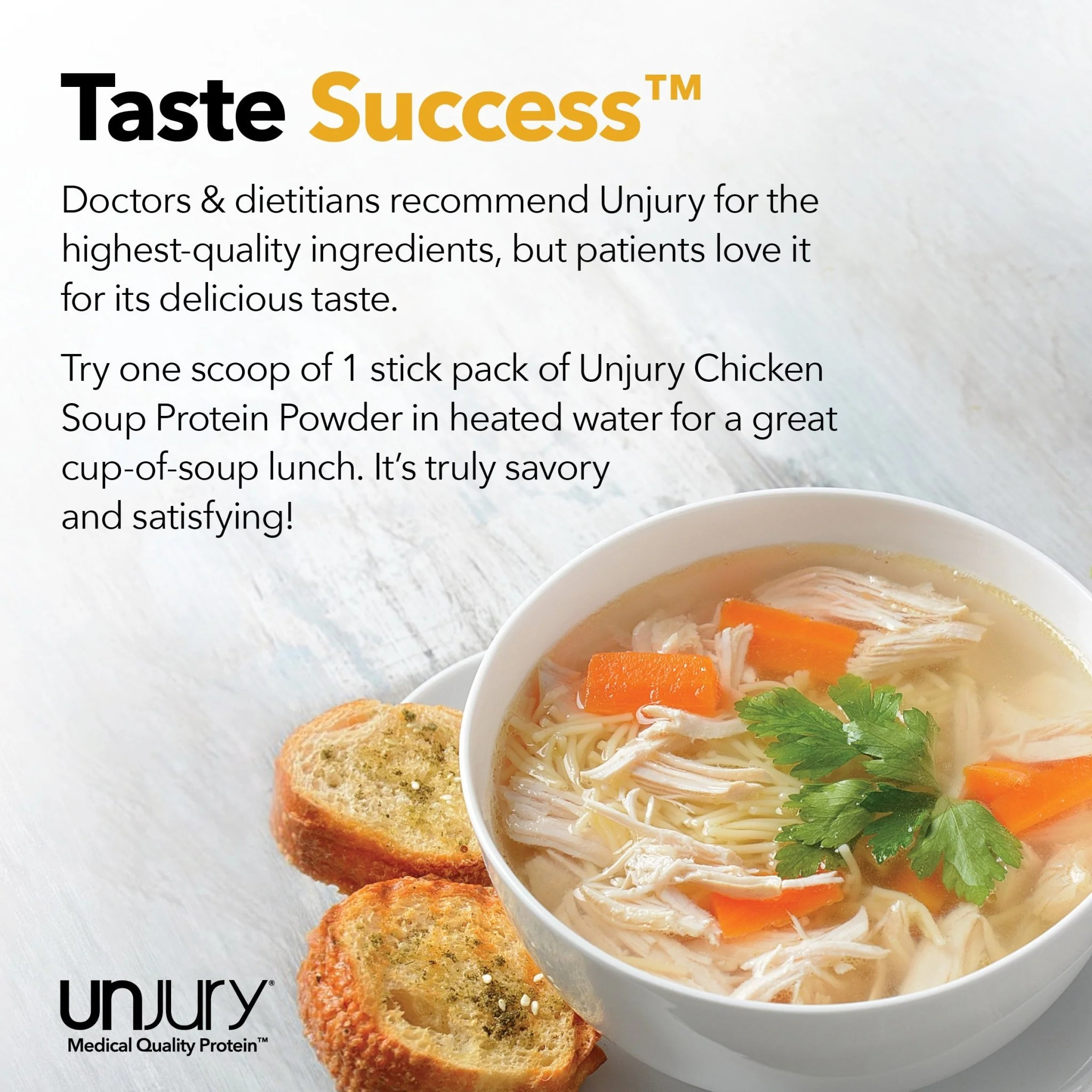 Chicken Soup Whey Protein Single-Serve Stick Packets - Image 5
