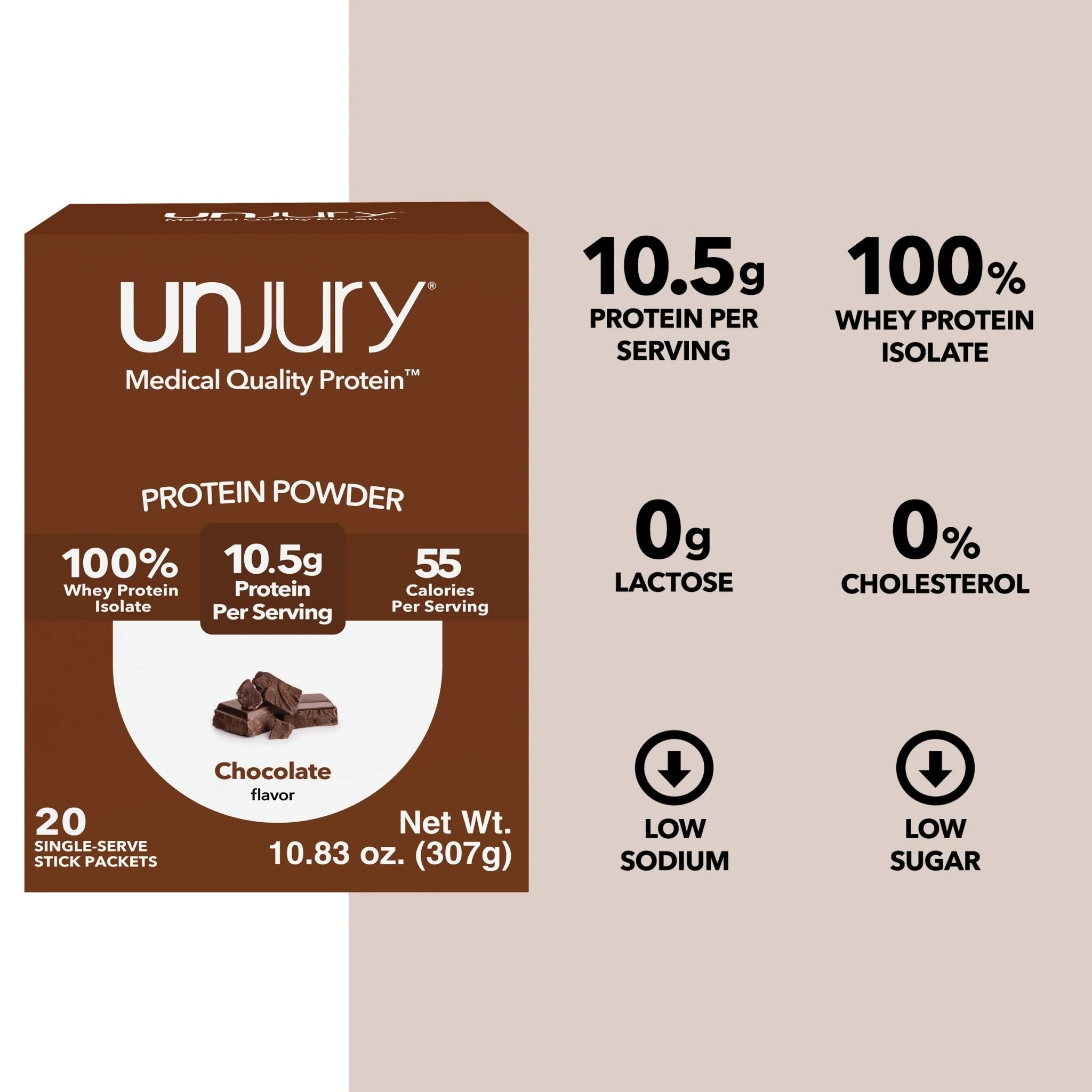 Chocolate Whey Protein Single-Serve Stick Packets - Image 3