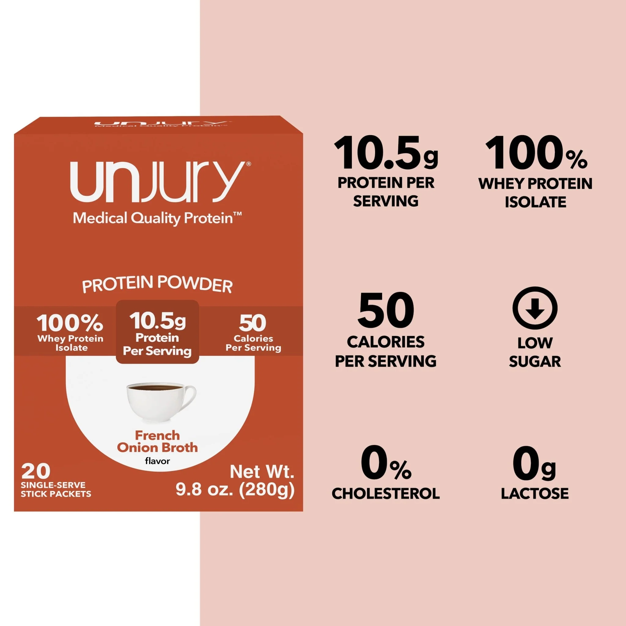 French Onion Whey Protein Single-Serve Stick Packets - Image 3