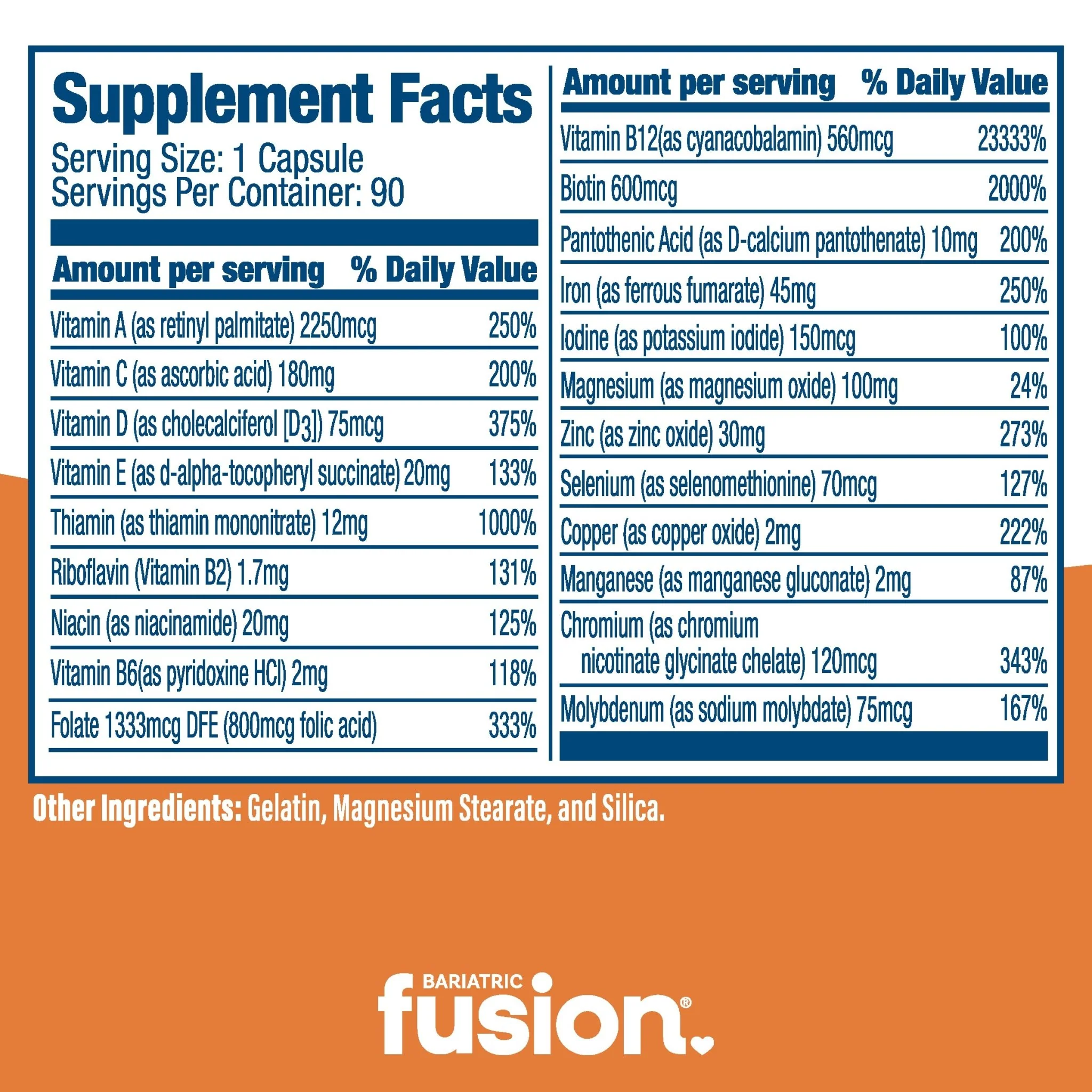 One Per Day Bariatric Multivitamin With Iron - Image 4