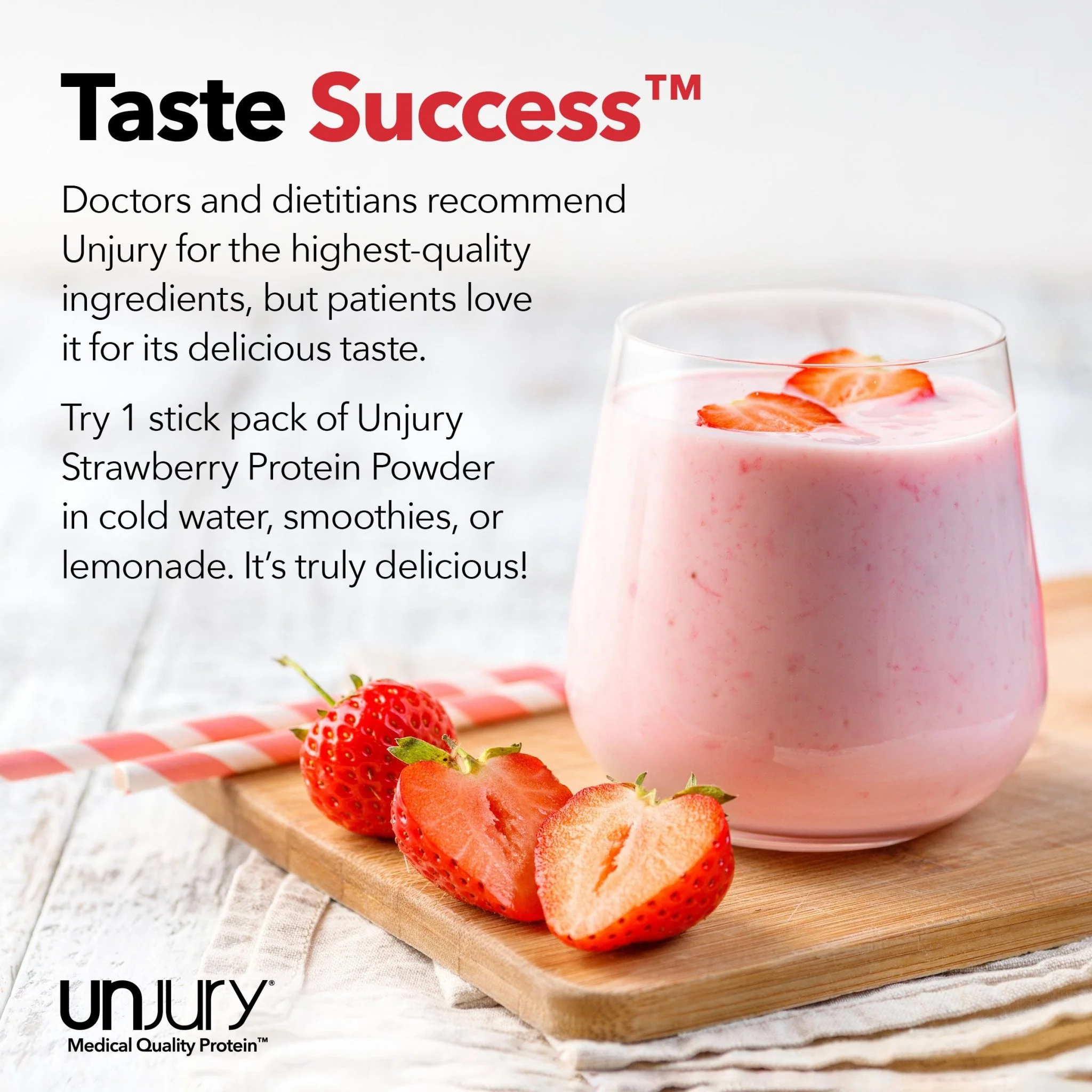Strawberry Whey Protein Single-Serve Stick Packets - Image 5