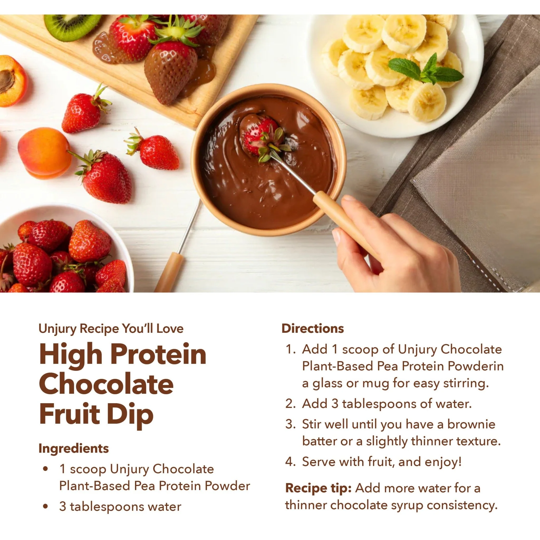 Unjury Plant-Based Chocolate Protein Powder - Image 4