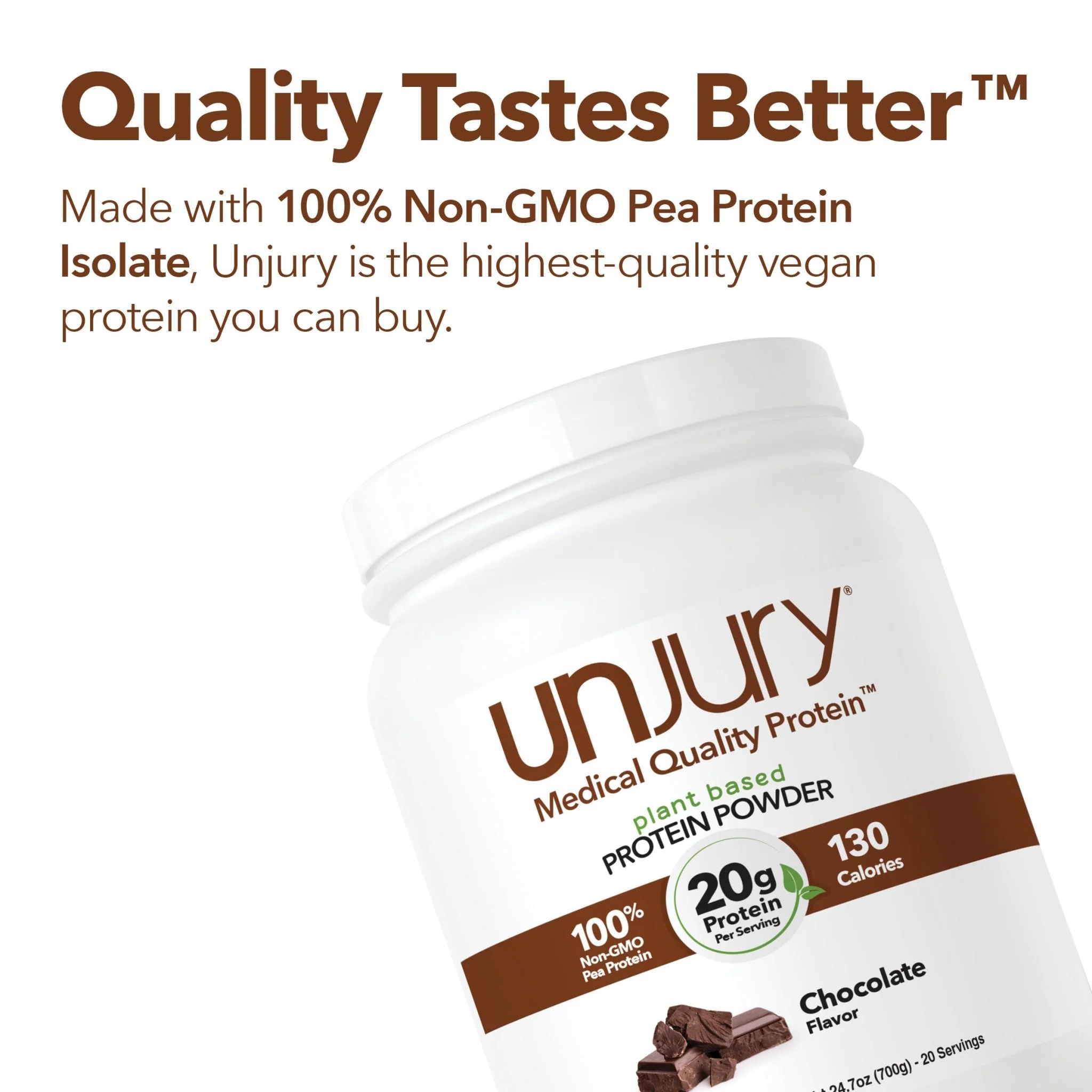 Unjury Plant-Based Chocolate Protein Powder - Image 5