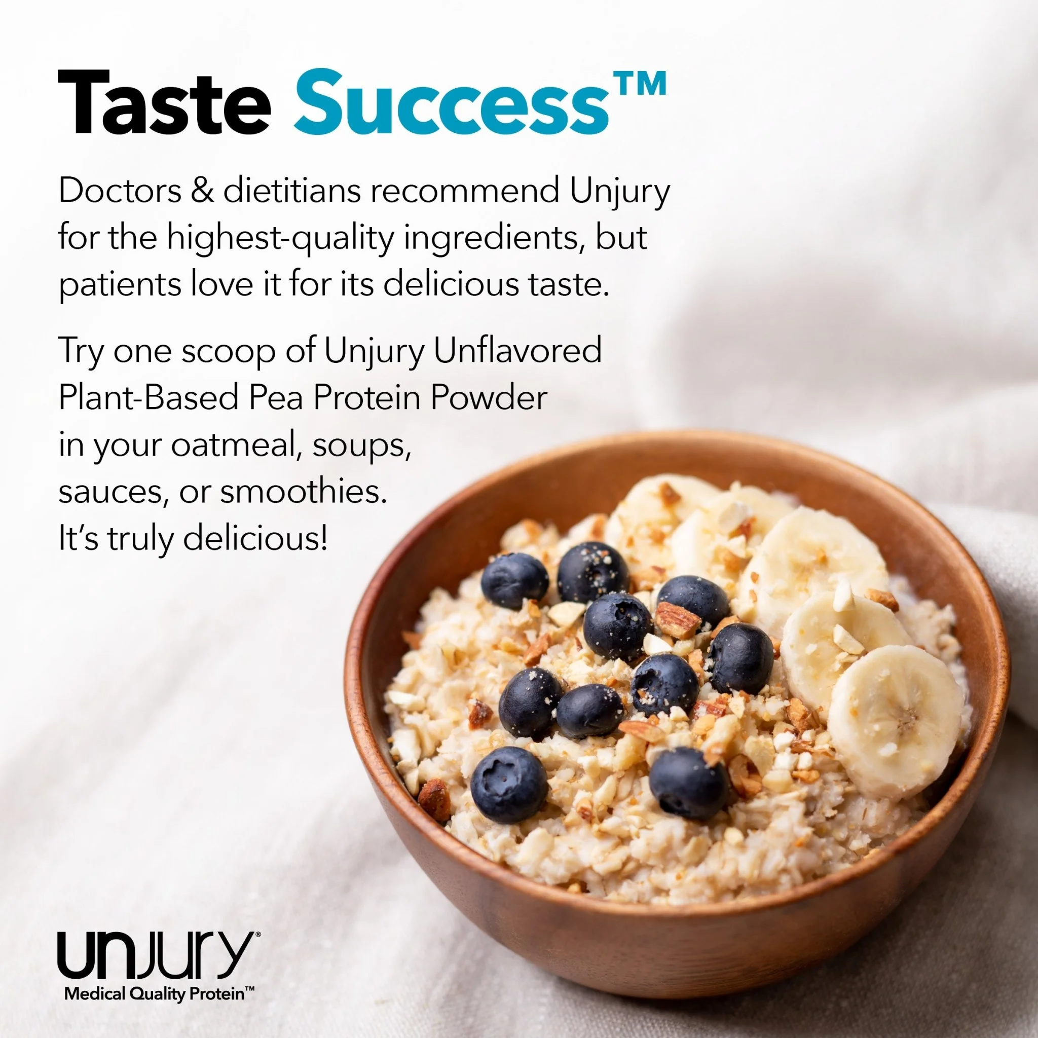 Unjury Unflavored Plant-Based Protein Powder - Image 6