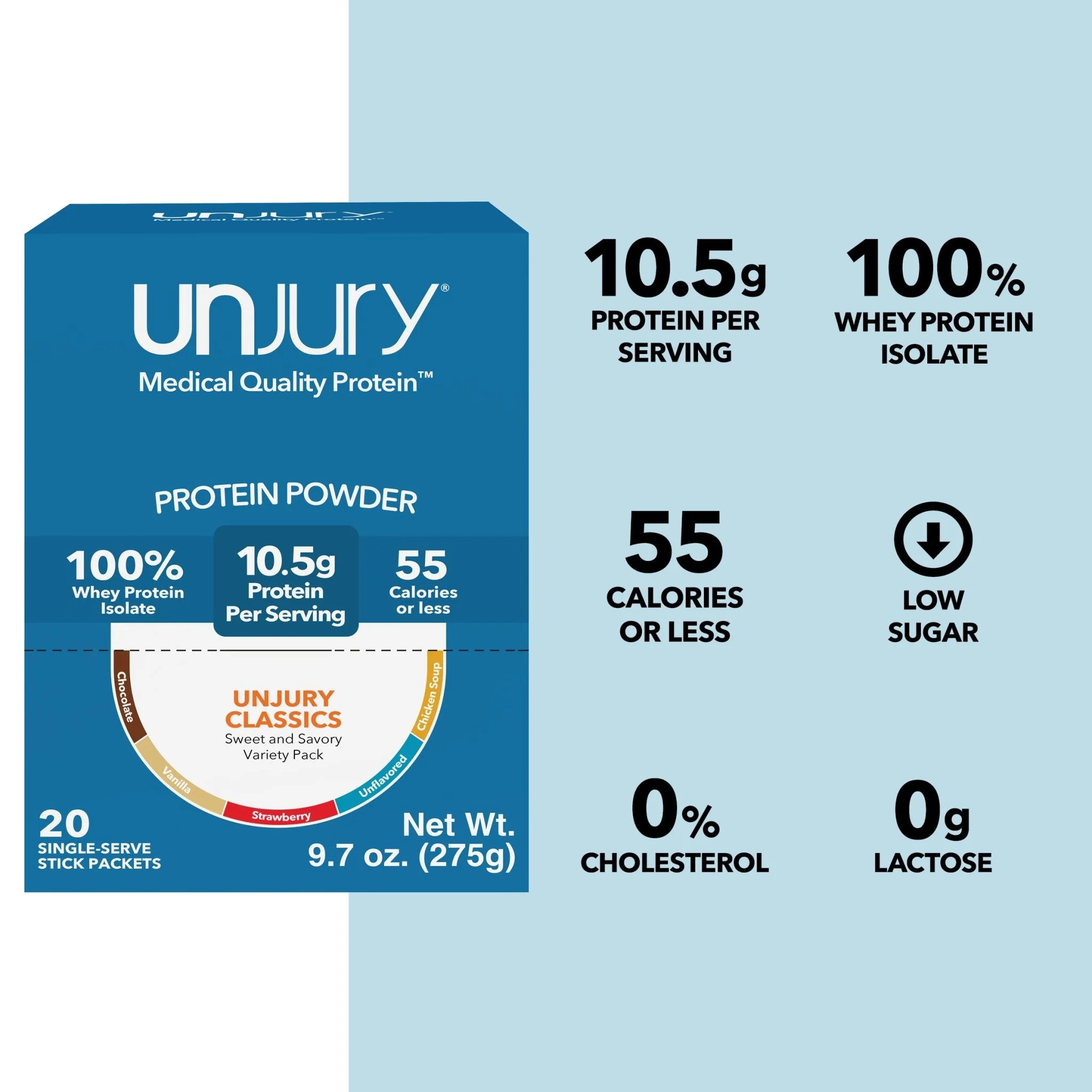 Variety Pack Single-Serve Whey Protein Stick Packets - Image 3